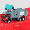 thumbnail image 4 of CSYANXING Decor Model 1:24 Scale Alloy Garbage Truck, Suitable for Desk, Showcase, Shelf, Perfect Gift Idea, 4 of 7