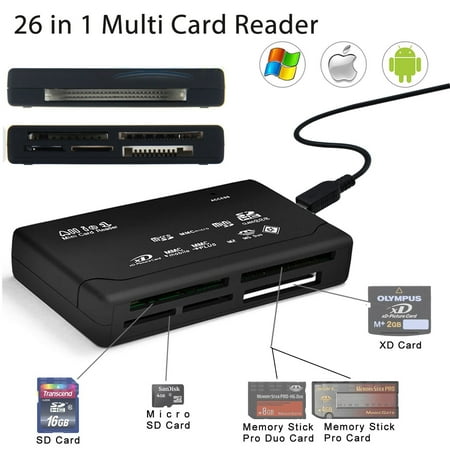 Image of VeniCare All-in-1 USB Card Reader for all Digital Memory Cards