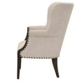 thumbnail image 3 of Benzara Button Tufted Club Chair-Color:Cream, 3 of 3