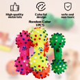 thumbnail image 1 of Durable Small Dog Toys Rubber Pets Sound Squeaky Dumbbell Shape Chewing Toy, 1 of 8