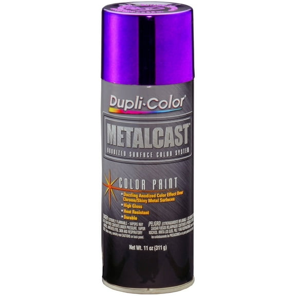 Duplicolor MC204 MetalCast PURPLE Anodized Heat Resistant Coat - 11oz Aerosol