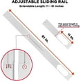 thumbnail image 2 of TURBRO Portable Air Conditioner Window Vent Kit, Window Slide Kit Plate for Portable Air Conditioner, Adjustable Length Portable AC Vent Kit for Exhaust Hose of 5 Inch, 2 of 6