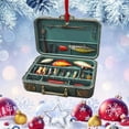 thumbnail image 4 of Custom Fishing Tackle Box Ornament, Fisherman 2D Ornament, Dad Fishing Christmas Ornaments, Custom Ornaments for Him, Personalized Gifts for Him, Christmas Hanging Decor, 4 of 7