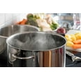 thumbnail image 4 of Korkmaz Classic 18/10 Stainless Steel Stockpot Covered Cookware Induction Compatible Oven Safe 47 Quart, 4 of 5