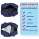 thumbnail image 5 of Bolsa para objetos personales de Spirit Airlines, bolsas de mano plegables de 18 x 14 x 8 para aviones, bolsas de viaje para mujeres y hombres (azul marino nieve (con correa para el hombro)), 5 of 6
