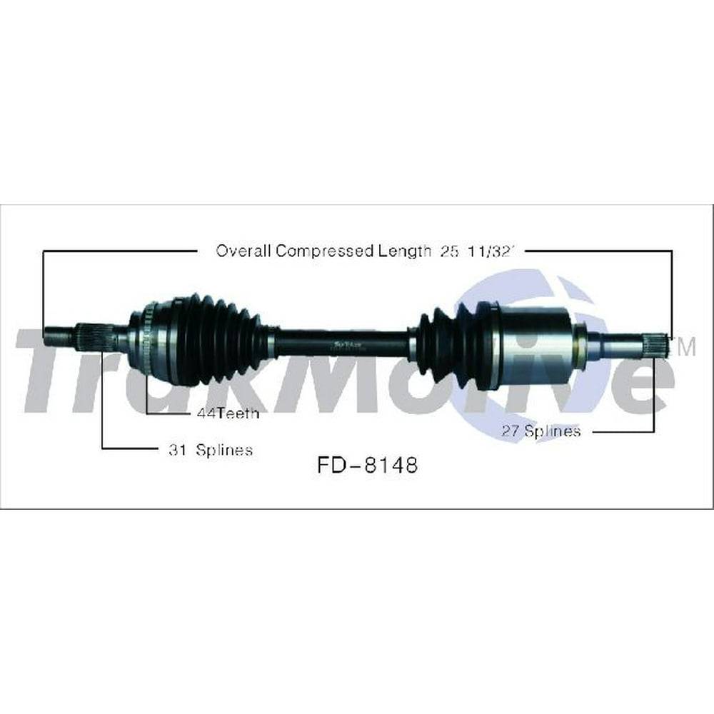OE Replacement for 2007-2014 Ford Edge Front Left CV Axle Shaft