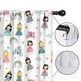 thumbnail image 4 of Blackout Kids Curtains,Princess Carriage Castle Pattern Childrens Insulated Curtains Set Of 2,Bedroom Essentials,Toddler Room Decor 42"x84", 4 of 5