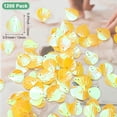 thumbnail image 3 of 1200-Pack Lentejuelas en Forma de Concha, 100g Lentejuelas Sueltas en Forma de Concha [Amarillo AB], 3 of 6
