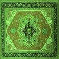 thumbnail image 1 of Ahgly Company Indoor Square Oriental Green Industrial Area Rugs, 3' Square, 1 of 4