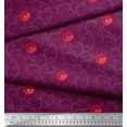 thumbnail image 2 of Soimoi Poly Georgette Fabric Swirls & Floral Artistic Decor Fabric Printed Yard 42 Inch Wide, 2 of 3