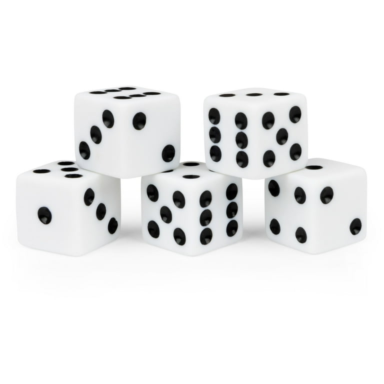 2 pack) Spin Master Games, 5 Dice Set, Replacement Dice for Board