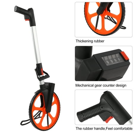 

YOUTHINK Measuring Wheel Meachanical Counter 0-9999.9m/0-9999.9ft Measuring Range Hand Measuring Wheel for Land Measure Distance Measuring Wheel
