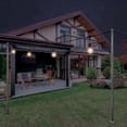 thumbnail image 3 of Belle Luci  Holiday Bright LED Patio Hardware String Light Hanging Kit, Black, 3 of 4