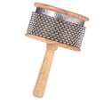 thumbnail image 3 of Instrumento musical de percusión Cabasa de madera Cadena y cilindro con cuentas de metal Pop Shaker Abanopi Cabasa, 3 of 7