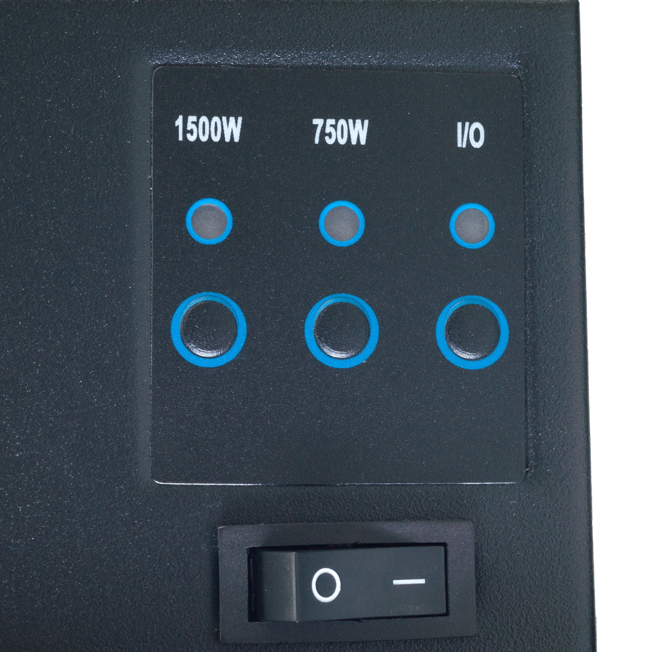 Northwest Wall-Mount Electric Fireplace Heater with Remote Control (Black)