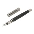 thumbnail image 1 of Uxcell Fountain Pen Medium Nib, Metal Fountain Pen Barrel Handcrafted Pen for Professional Office Journaling Gifts, Gray, 1 of 6