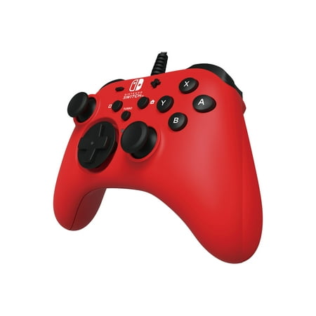 Hori - Red and Black, Nintendo Switch, Hori-Pad Video Game Controller