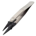 thumbnail image 2 of Soldering Tweezers, Stainless Steel, Pointed Plastic Tips, Jewelry Making, Jewelry Safe, Soldering, Craft Work, Non-Magnetic, 5inLength, 1 Pc, 2 of 8
