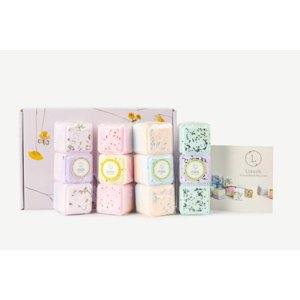 Natural Shower Steamers Gift Set 12-Pack Handmade Aromatherapy Shower Steamers with Essential Oils Spa Gift Box for Women & Men