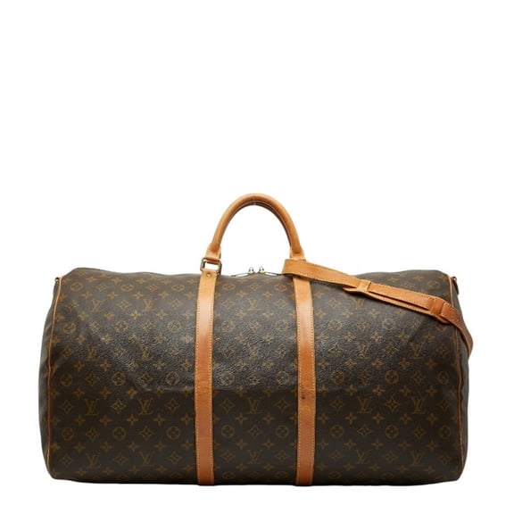 Pre-Owned Louis Vuitton Monogram Keepall Bandouliere 60 Boston/Shoulder Bag, 2-Way,... (Fair)
