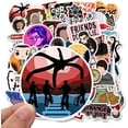 thumbnail image 4 of Stranger Things pegatina 100 PCS, vinilo impermeable pegatina para ordenador portátil coche motocicleta bicicleta equipaje calcomanía parches pegatina para monopatín pegatinas DIY, 4 of 5