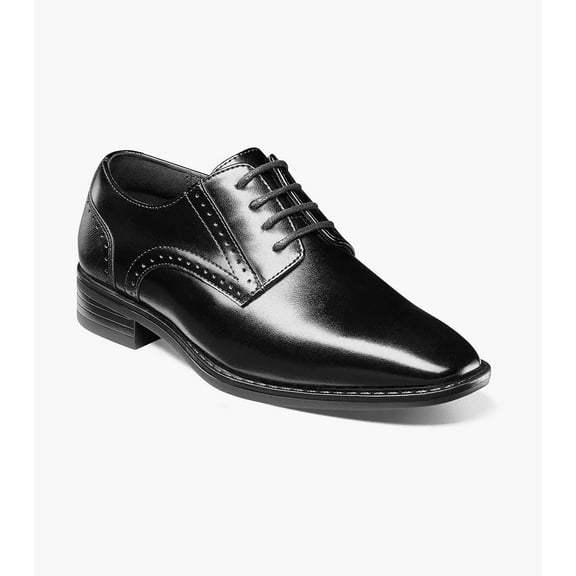 Stacy Adams Kids' Kalvin Plain Toe Oxford Little/Big Kid Shoes (Black) - Size 2.0 M