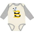 thumbnail image 3 of Inktastic Cute Bee Initial B Boys or Girls Long Sleeve Baby Bodysuit, 3 of 5