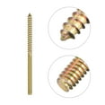 thumbnail image 4 of 1/4-20x4" Hanger Bolts, 12 Pack Double Ended Screws Wood Dowel Screws, 4 of 5