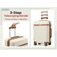 Joyway 20in Expandable Carryon Luggage with ABS Hard Luggage with