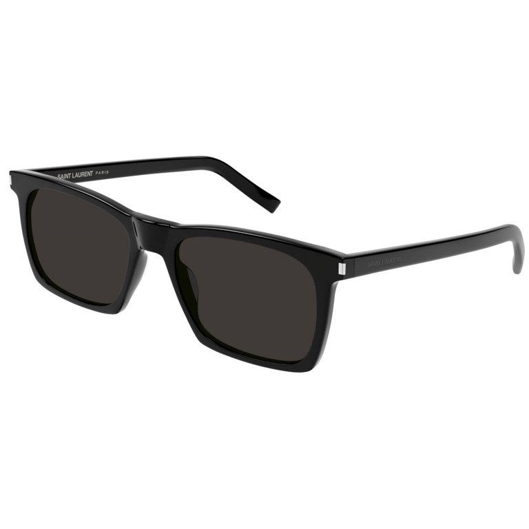 Saint Laurent Rectangular Black Sunglasses, Acetate Frame  display picture 1