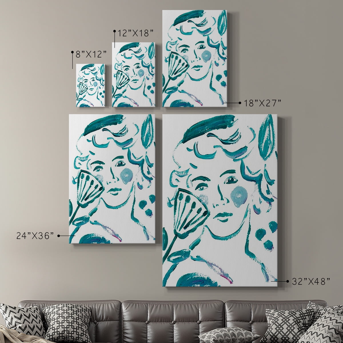 Budding Flower I Premium Gallery Wrapped Canvas - Ready to Hang