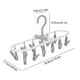 thumbnail image 3 of pstuiky Tendedero portátil plegable con 20 pinzas giratorias para ropa interior y calcetines. Percha multiusos para lavandería interior y exterior., 3 of 6