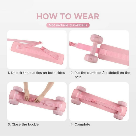 Exercise Hip Thrust Belt Dumbbell Hip Thrust Band for Dumbbells Kettlebells Plates