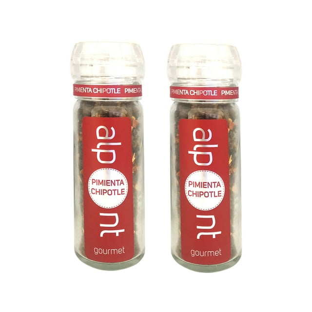 ALPONT GOURMET Molinillo Pimienta Chipotle 55g 2 Piezas