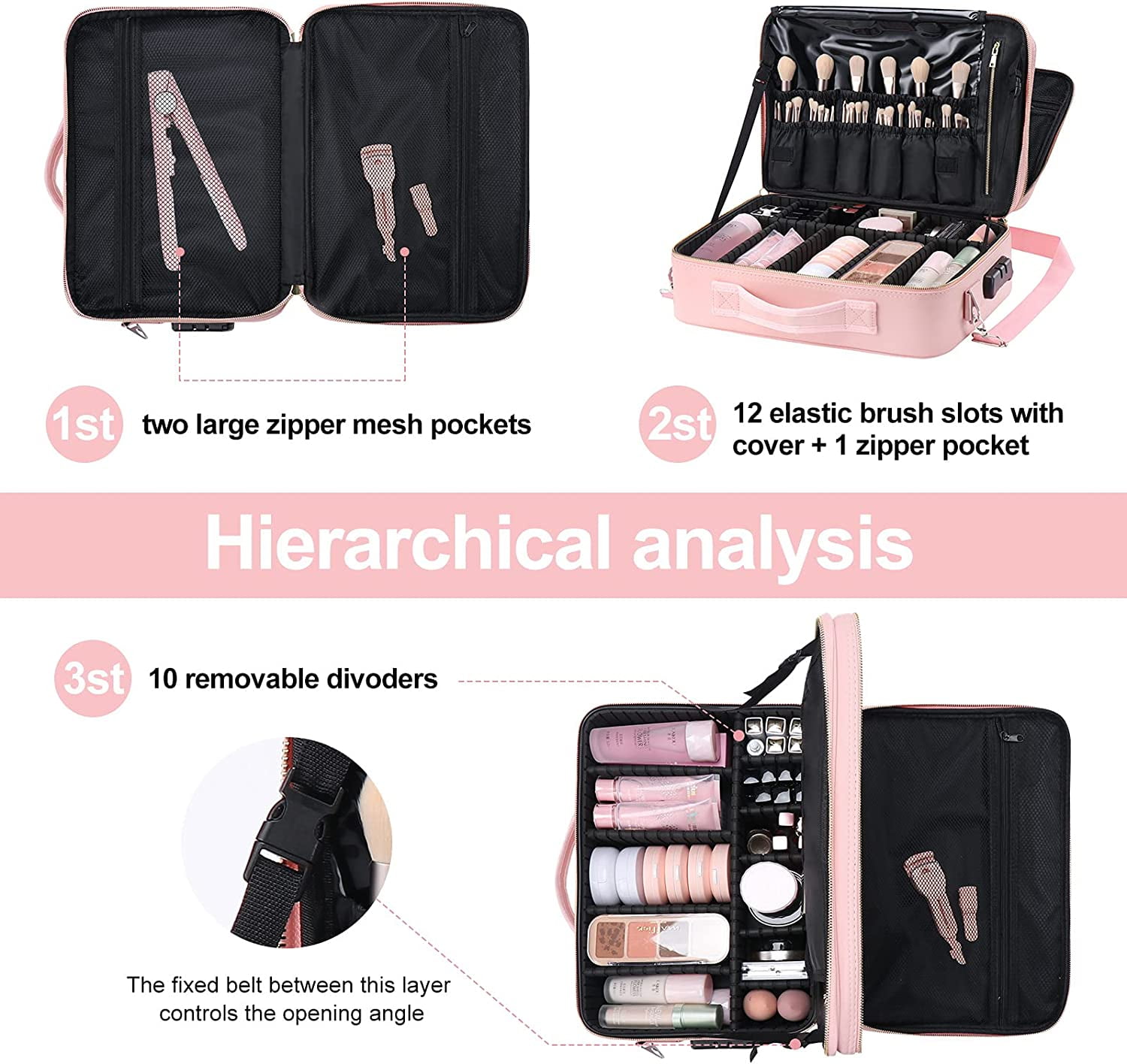 pink chanel makeup bag