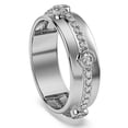 thumbnail image 2 of Pompeii 5/8Ct Diamond Ring Men's Lab Grown 7mm Polished Wedding Band in 10k Gold, 2 of 6
