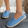 thumbnail image 4 of Women's Slip On Flat Shoes Comfortable Low Heel Casual Summer Sandals for Beach Walking Dress Up with Jeans, 4 of 5