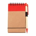 thumbnail image 2 of Paquete 70 piezas Libreta de 50 hojas con bolígrafo ecológico rojo 7.7 x 12.7, 2 of 2