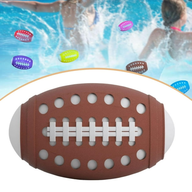 Balón de fútbol acuático para piscina, mini balón para niños, ligero, interactivo, ideal para fiestas, mini deportivo de 8,8 cm (3,46 pulgadas) para marrón oscuro