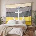 thumbnail image 3 of Nautical Anchor Small Tapestry for Bedroom Wall Hanging Tapestry, Yellow Gray Gradient Wooden Grain Ceiling Backdrop Tapestries Poster Blanket Wall Decor for Teens Room Living Room Dorm 23" x 28", 3 of 8
