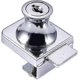 thumbnail image 1 of Cerradura para puerta de vidrio, cerradura de acero cromado, cerradura para mampara de vidrio, cerradura para puertas de vidrio, cerradura para vitrina con broca de 5-8 mm y 2 llaves., 1 of 5