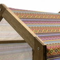 thumbnail image 5 of Mexican Pet House, Folkloric Old Vintage Ornament Design Geometric Shapes and Stripes Colorful, Outdoor & Indoor Portable Dog Kennel with Pillow and Cover, 5 Sizes, Multicolor, by Ambesonne, 5 of 5