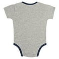 thumbnail image 3 of Newborn & Infant Gray/White New York Yankees Two-Pack Play Ball Bodysuit Set, 3 of 5