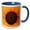 Blue/White, variant on 3drose, Yellow Sunflower, Santa Fe, New Mexico - Us32 Jmr0455 - Julien Mcroberts, 11oz Two-tone Green Mug