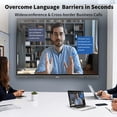 thumbnail image 5 of AI Translation Earbuds Real Time, 144 Languages Translator Earbuds with App, 3-in-1 Bluetooth Language Translator Headphones for iOS & Android, for Travel, Business Meetings & Language Learning, 5 of 7