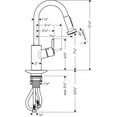 thumbnail image 5 of HG Talis S 2 Prep Kitchen Faucet W/2 Spray Pull Down, 5 of 7