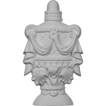 3 7/8"W x 6 3/4"H x 1"P Urn Onlay