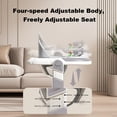 thumbnail image 5 of BEJOLO 5-in-1 Baby Walker with Adjustable Height, Removable Seat & Toy Tray – Non-Slip Design for Infants (Grey), 5 of 11