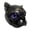 Lavender eyes, variant on Artistic Black Pugs Dog Head Ornament Resins Craft for Bookshelfs Display Gift