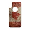 thumbnail image 3 of DistinctInk Custom SKIN / DECAL compatible with OtterBox Commuter for iPhone X / XS (5.8" Screen) - Canadian Flag Old Weathered - Show Your Love of Canada, 3 of 5